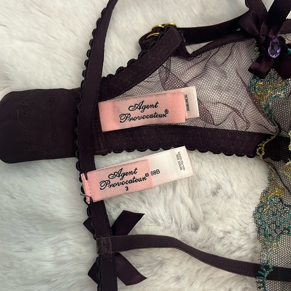 Agent Provocateur Bra&Panties Set💜💚💙🩷🧡 - Picture 10 of 14